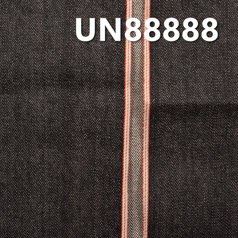 全棉竹節右斜紅邊牛仔布 13.2oz 32-33" UN88888