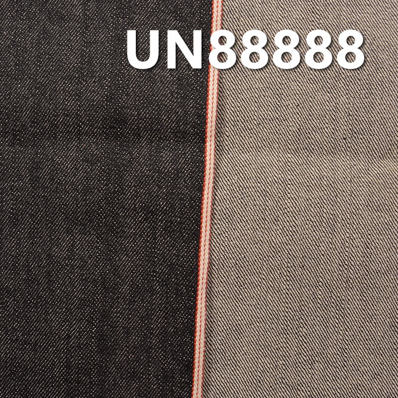 全棉竹節右斜紅邊牛仔布 13.2oz 32-33" UN88888