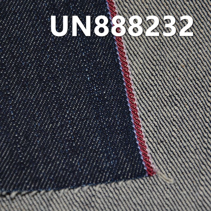 全棉竹节红边牛仔布|13.5安士(oz)四片右斜红边牛仔|秋冬厚款赤耳丹宁|牛仔裤 牛仔夹克 外套面料