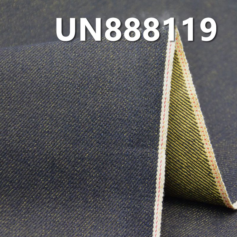 全棉竹節右斜牛仔 13.5oz 32" 赤耳Selvedge Denim古法丹甯布 全棉竹節右斜紅邊牛仔 UN888119