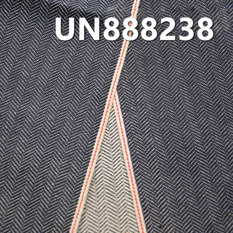 全棉四片人字斜色邊牛仔布 13.3oz 31-32“ UN888238