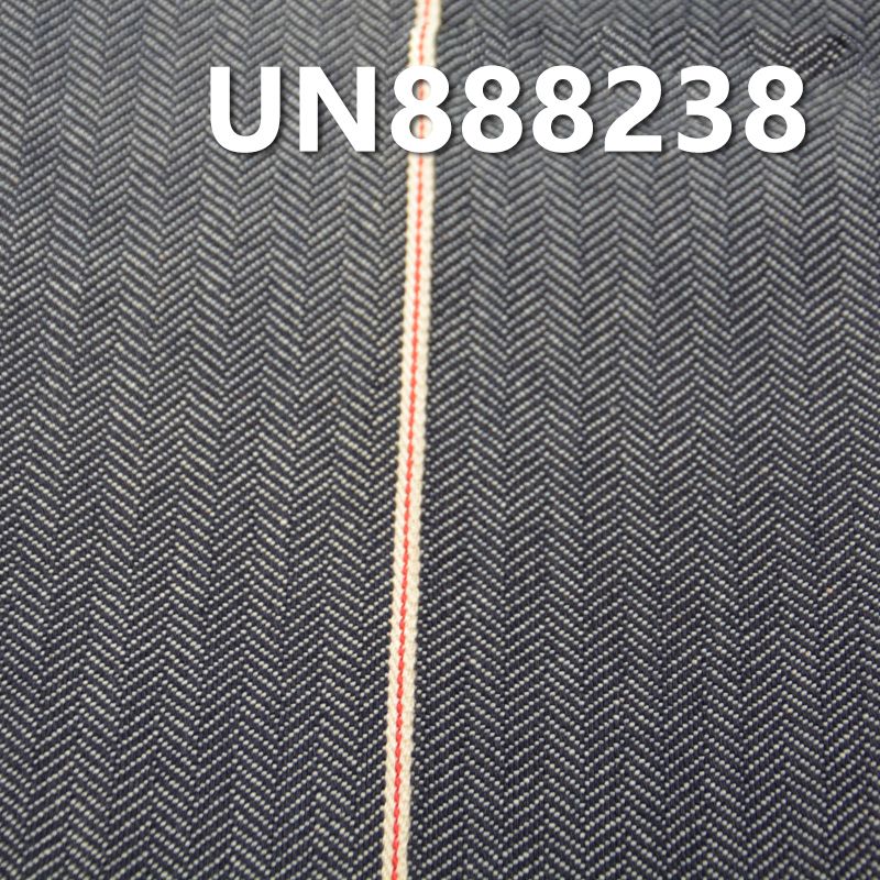 全棉四片人字斜色边牛仔布 13.3oz 31-32“ UN888238