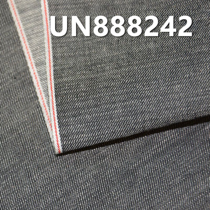 全棉竹節三片斜紋色邊牛仔 5.5oz 32-33“ UN888242