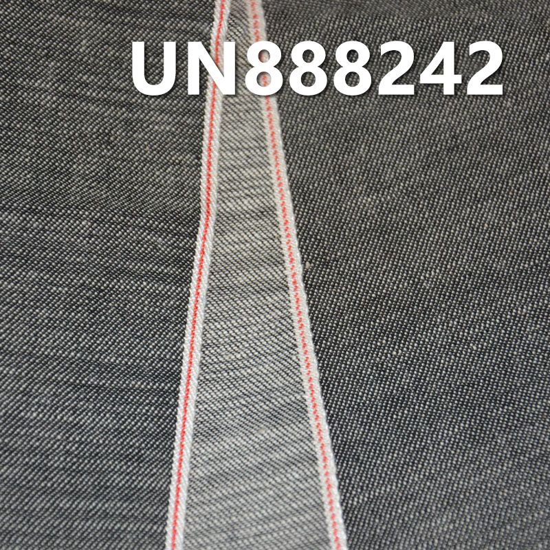 全棉竹節三片斜紋色邊牛仔 5.5oz 32-33“ UN888242