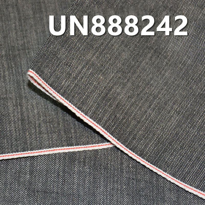 全棉竹節三片斜紋色邊牛仔 5.5oz 32-33“ UN888242