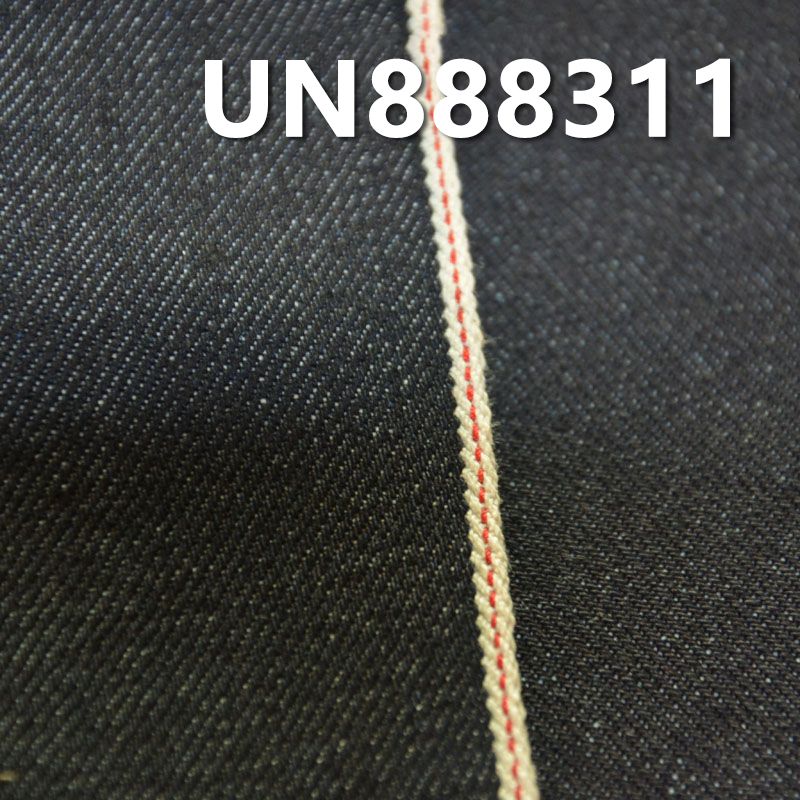 100%棉右斜红边牛仔布 14.3oz 32" UN888311