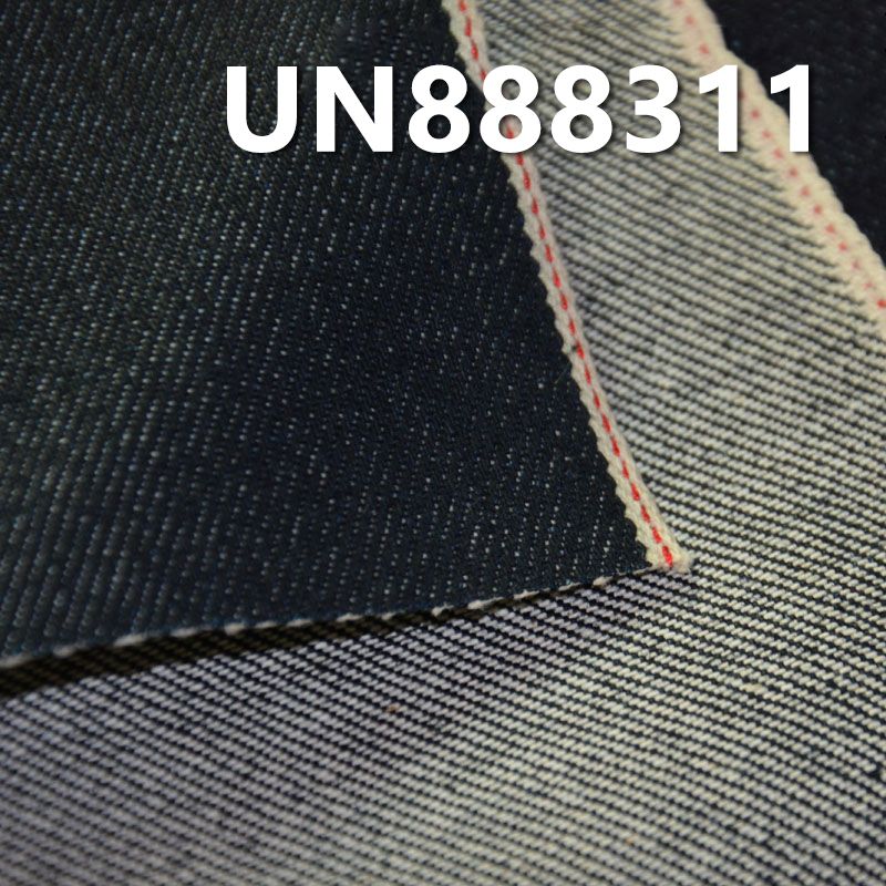 100%棉右斜红边牛仔布 14.3oz 32" UN888311