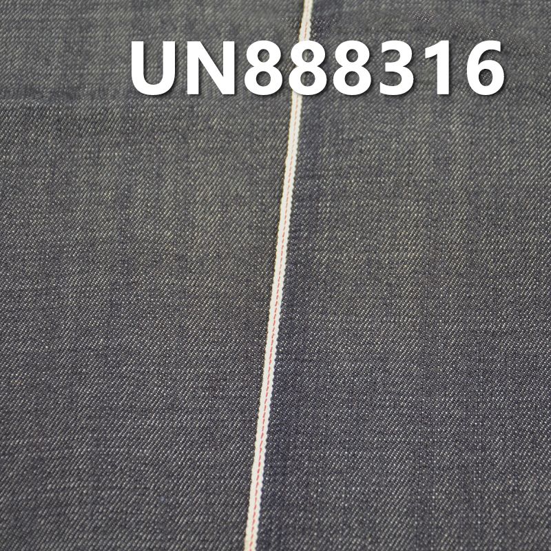 100%棉竹节右斜色边牛仔布 11oz 30/31" UN888316