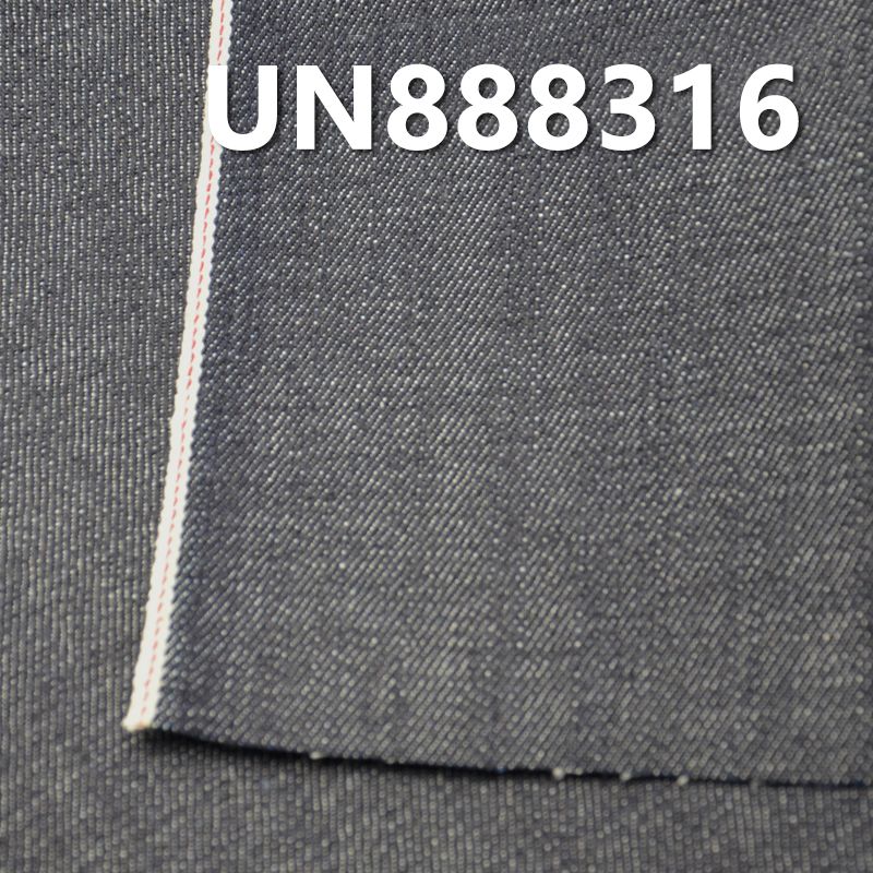 100%棉竹節右斜色邊牛仔布 11oz 30/31" UN888316