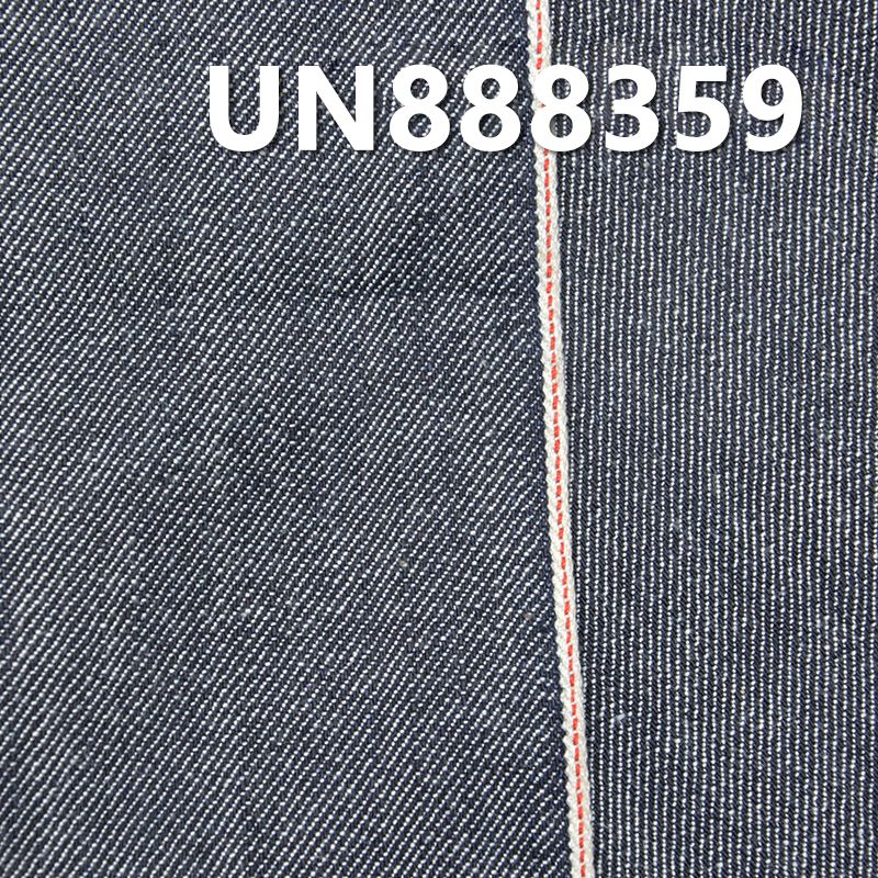 100%棉底抓毛右斜红边牛仔布 13oz 34/35" UN888359