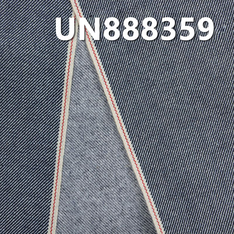 100%棉底抓毛右斜红边牛仔布 13oz 34/35" UN888359