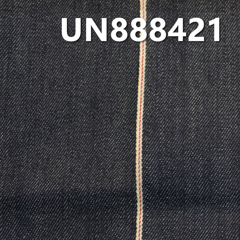全棉红边牛仔布|11.7安士(oz)竹节棉右斜牛仔布|牛仔裤 潮牌牛仔夹克 外套面料