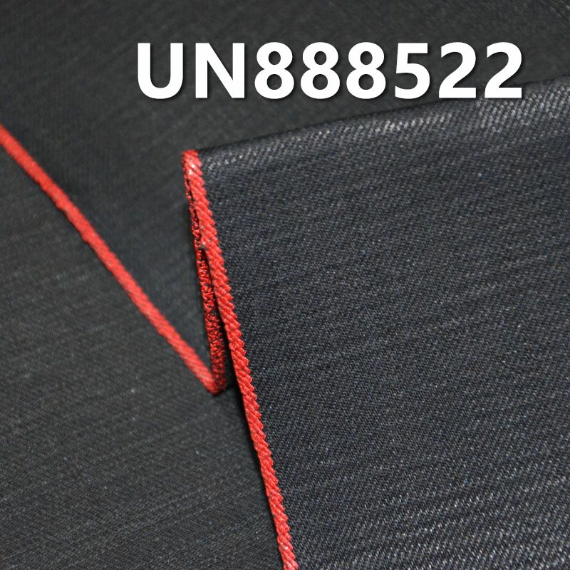 全棉竹節右斜牛仔 15OZ 31/32" 全棉竹節右斜色織紅邊牛仔布  UN888522