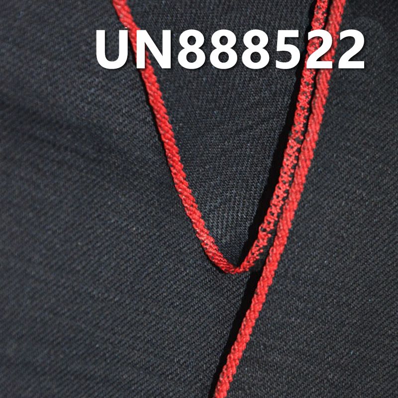 全棉竹節右斜牛仔 15OZ 31/32" 全棉竹節右斜色織紅邊牛仔布  UN888522