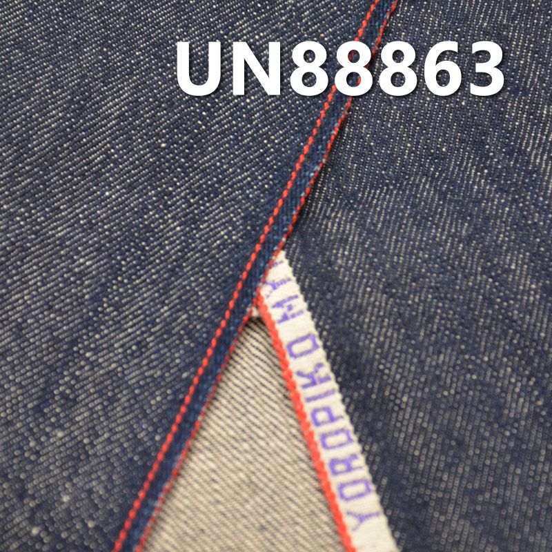 全棉竹節右斜字邊牛仔布 14.3oz 32" UN88863