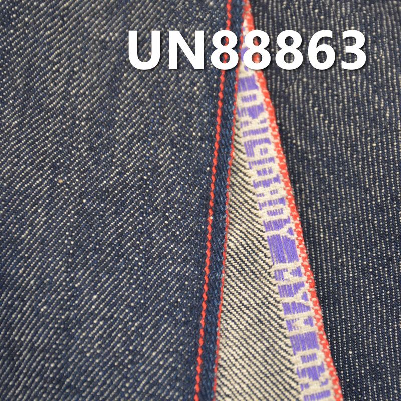 全棉竹節右斜字邊牛仔布 14.3oz 32" UN88863