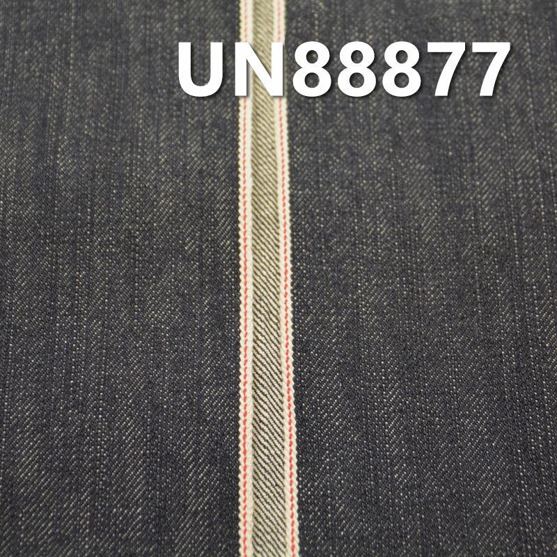 100%棉竹節右斜紅邊牛仔布 14.3oz 32/33" UN88877