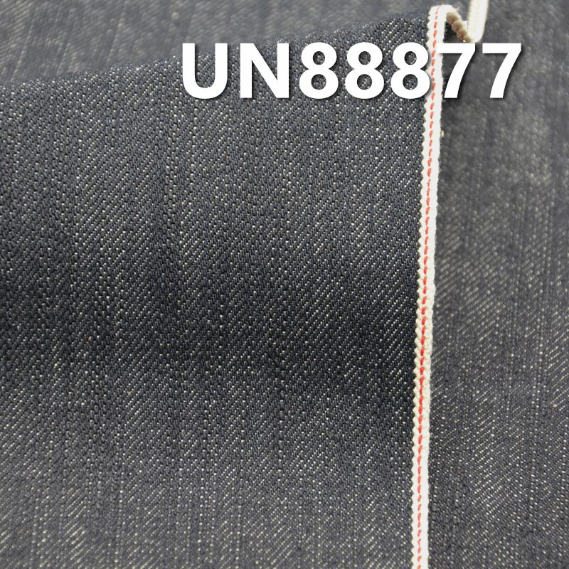 100%棉竹節右斜紅邊牛仔布 14.3oz 32/33" UN88877