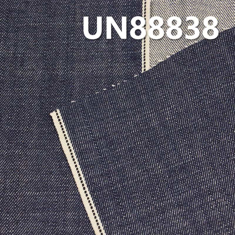 100%棉竹节右斜红边牛仔布 13.5oz 32-33" UN88838