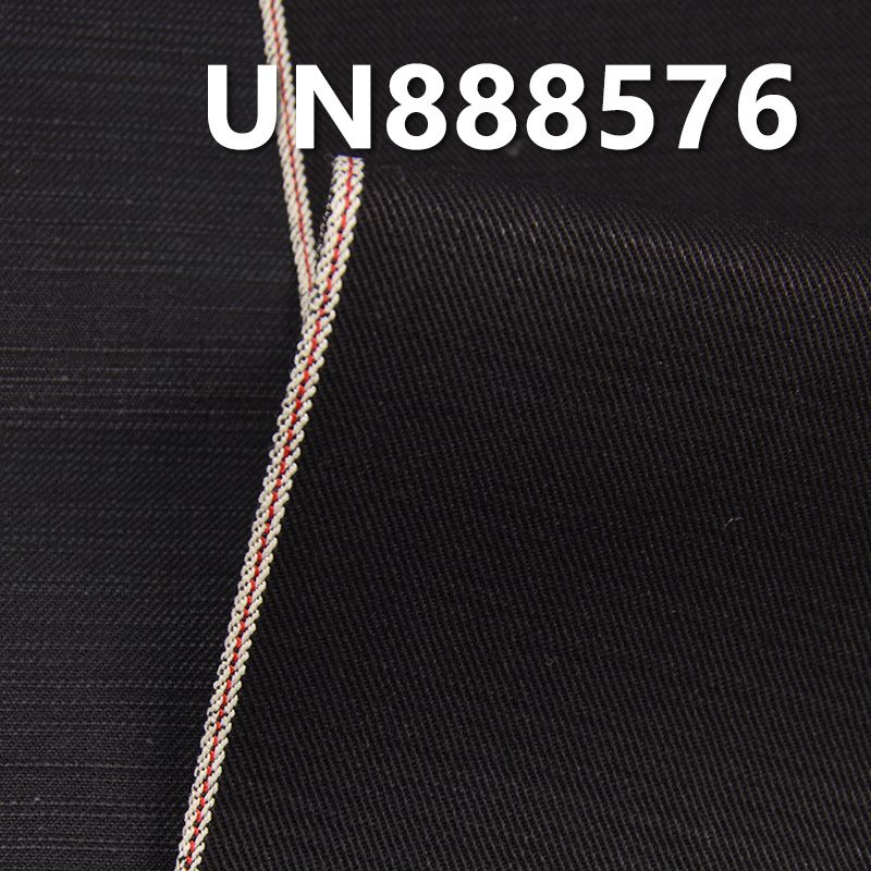 全棉色織黑經黑緯色邊牛仔布 15oz 30/31" UN888576