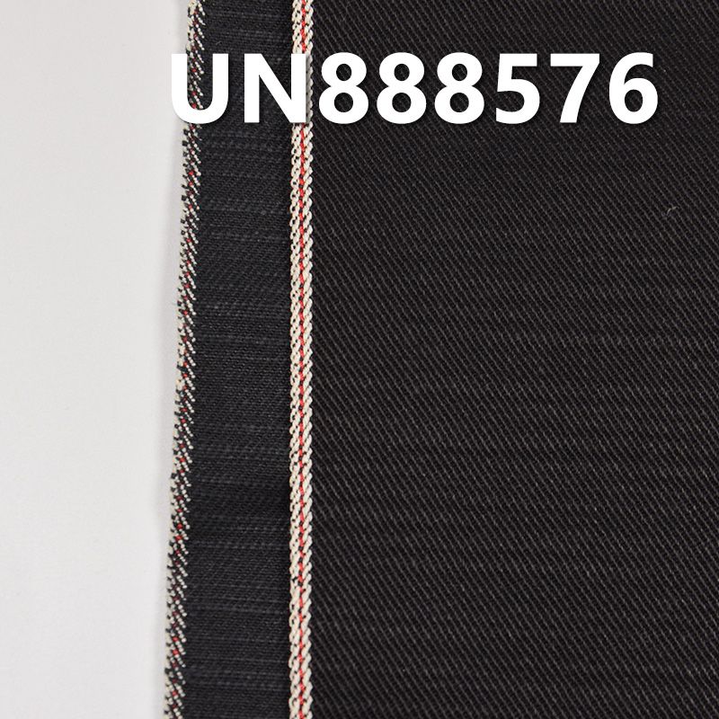 全棉色織黑經黑緯色邊牛仔布 15oz 30/31" UN888576