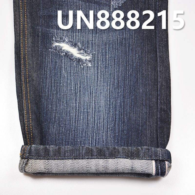 全棉粗犷竹節右斜紅邊牛仔布 15.6oz 32/33" UN888215