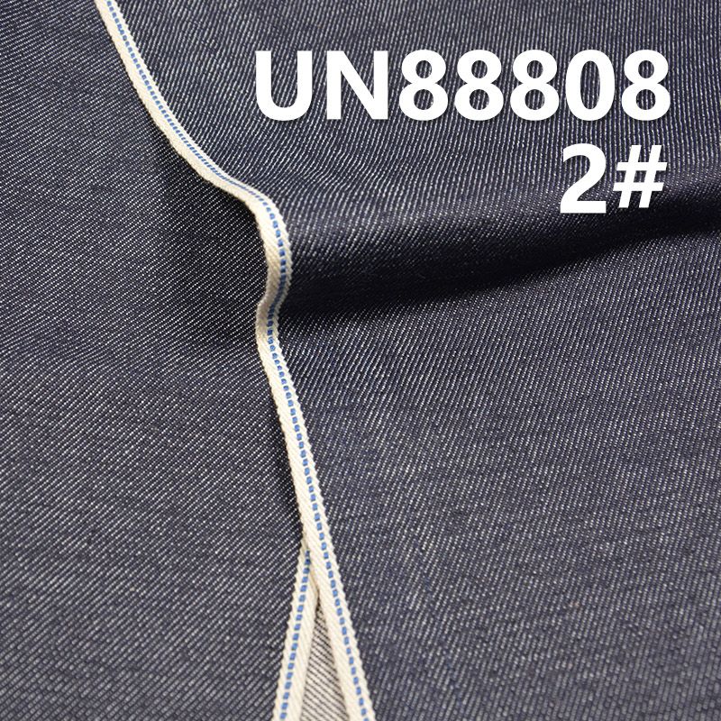 全棉竹节右斜红边牛仔布 14.5oz 32" UN88808