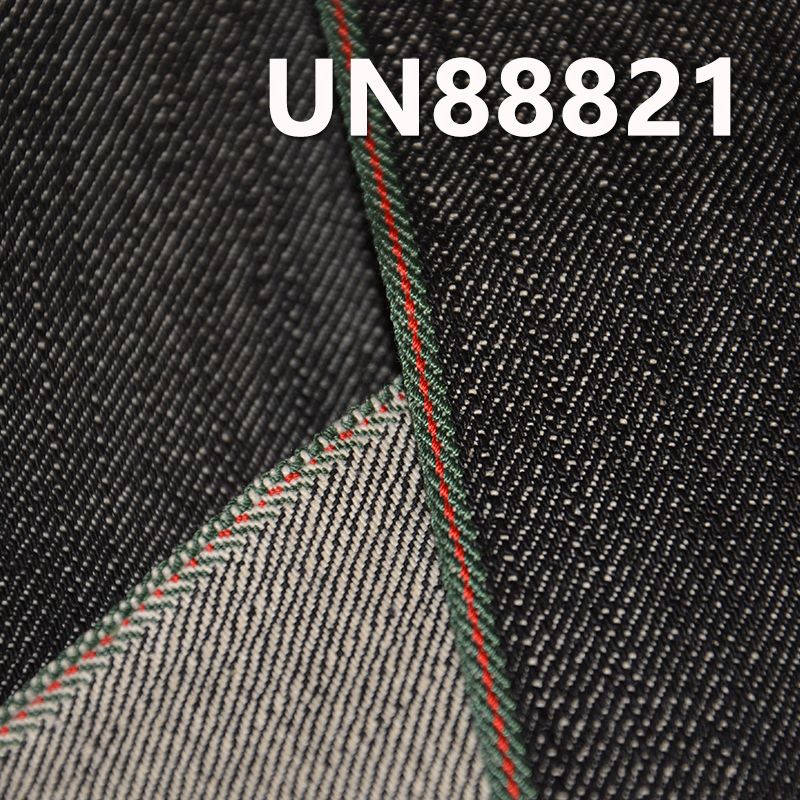 全棉竹节右斜红邊牛仔布 13oz 32/33" UN88821