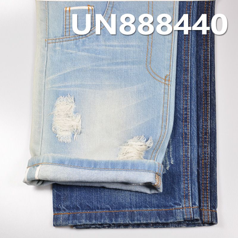 100%棉竹節右斜紅邊牛仔布 12oz 32/33" UN888440