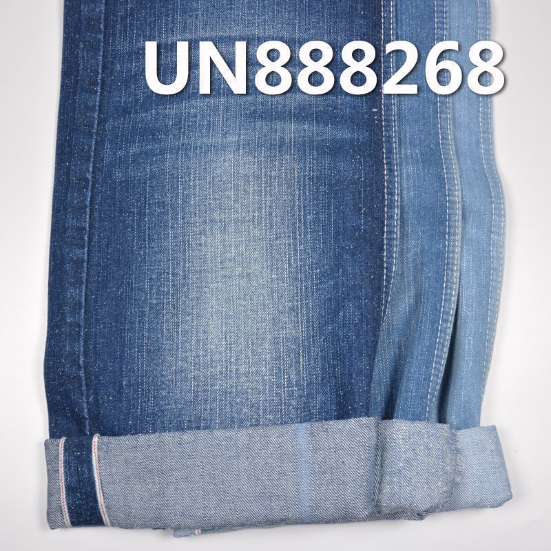 全棉竹节珍珠底右斜色边牛仔 12.5oz 30/31" UN888268