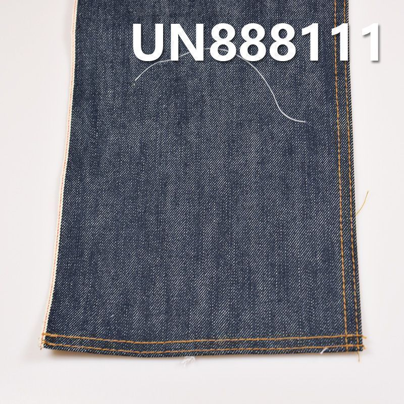 全棉竹節右斜牛仔 14oz 32/33" 赤耳DENIM丹甯布 全棉竹節右斜紅邊牛仔布 UN888111