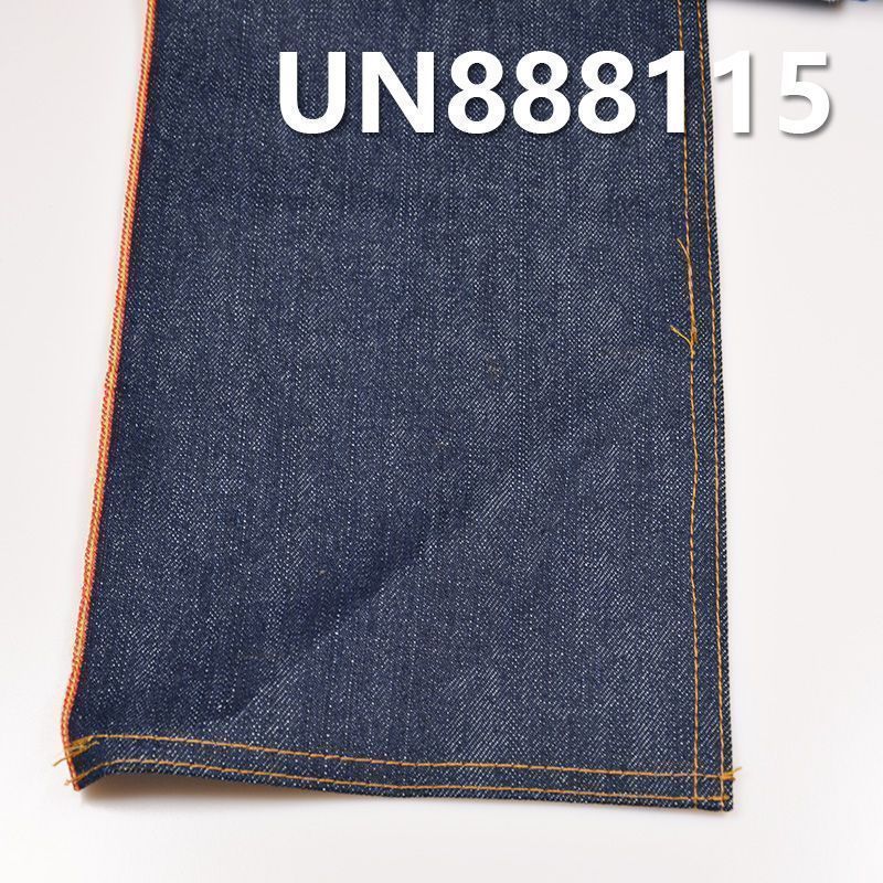 全棉竹節右斜牛仔 13.5oz 32/33" 赤耳DENIM丹甯布 全棉竹節右斜紅邊牛仔布  UN888115