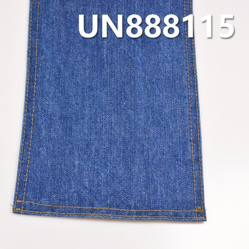 全棉竹節右斜牛仔 13.5oz 32/33" 赤耳DENIM丹甯布 全棉竹節右斜紅邊牛仔布  UN888115