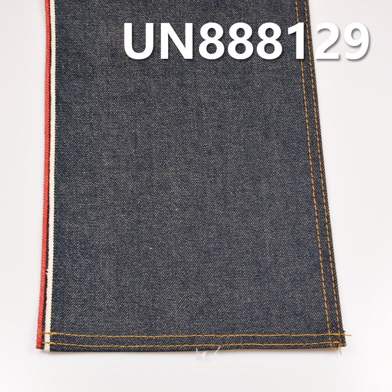 全棉右斜色织牛仔 13.5oz 32/33" 赤耳Selvedge Denim古法丹宁布 全棉右斜色织红边牛仔布 彩棉红边牛仔布 UN888129