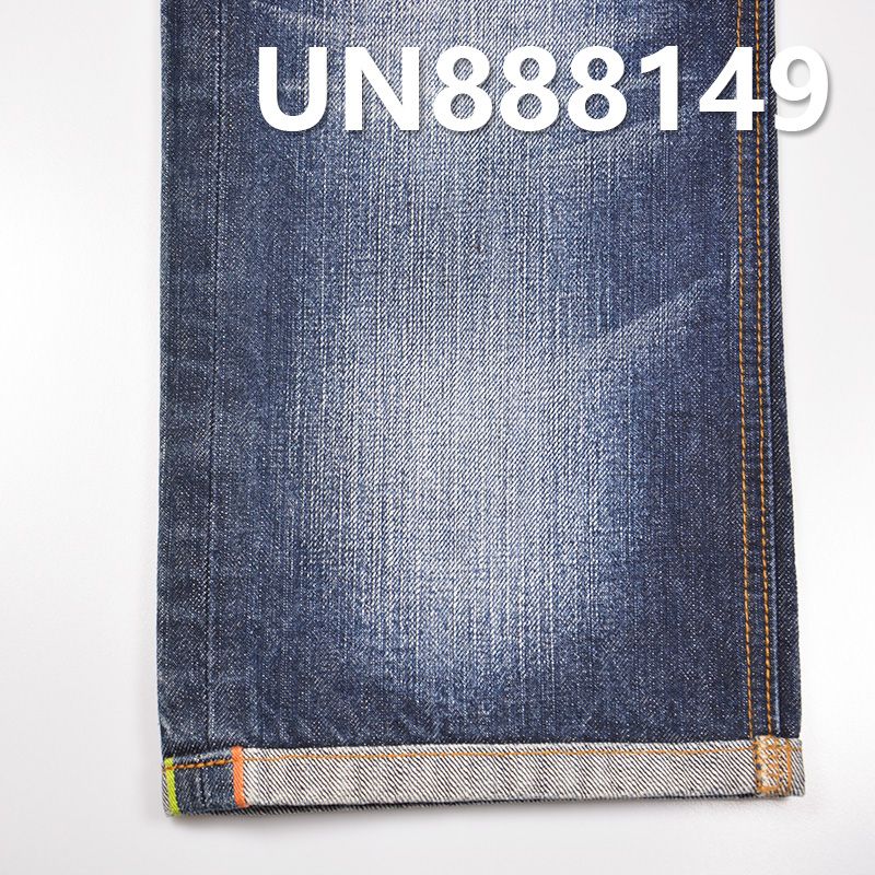 全棉竹节右斜牛仔 14oz 32/33" 赤耳古法丹宁布 全棉竹节右斜红邊牛仔布 UN888149