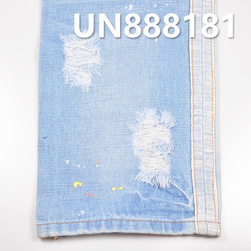 55%棉45%苎麻右斜红边牛仔 12oz 32/33" UN888181