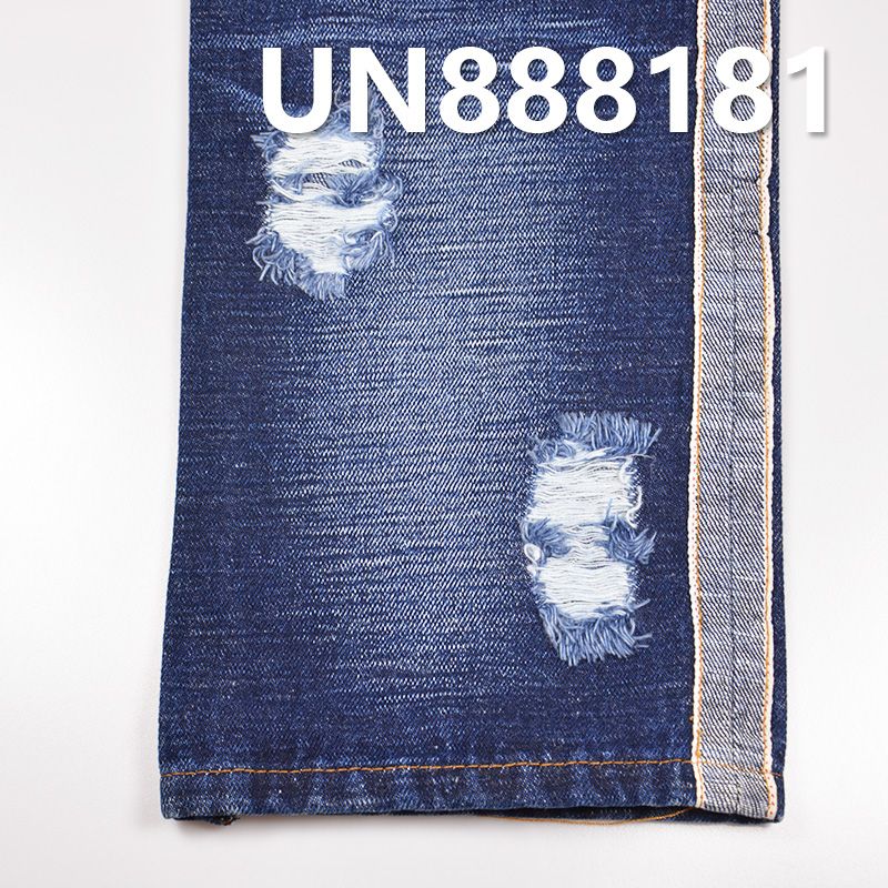 55%棉45%苎麻右斜红边牛仔 12oz 32/33" UN888181