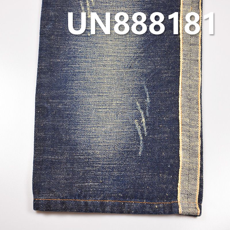 55%棉45%苎麻右斜紅邊牛仔 12oz 32/33" UN888181