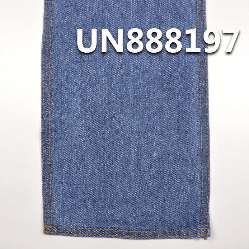 全棉竹节右斜红边牛仔布 12oz 32/33” UN888197