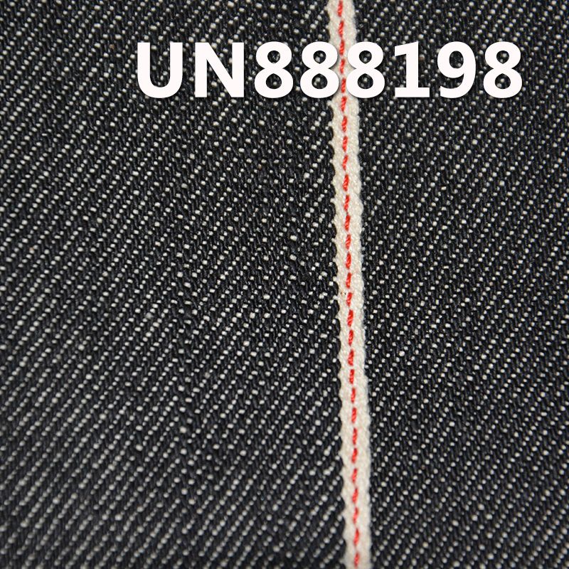 全棉竹节右斜红边牛仔 13.5oz 32" UN888198