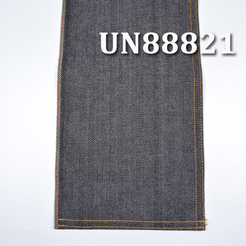 全棉竹节右斜红邊牛仔布 13oz 32/33" UN88821