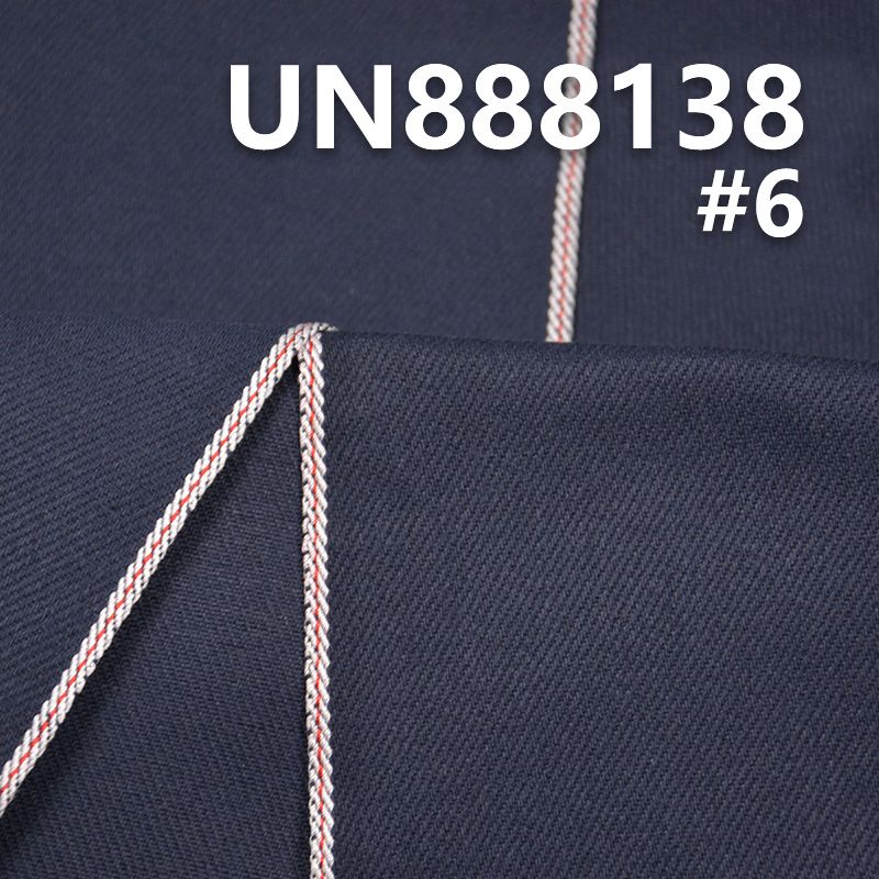 多顔色 10.8oz 31/32" 赤耳Selvedge Denim古法丹甯布 全棉四片右斜染色色邊牛仔 UN888138