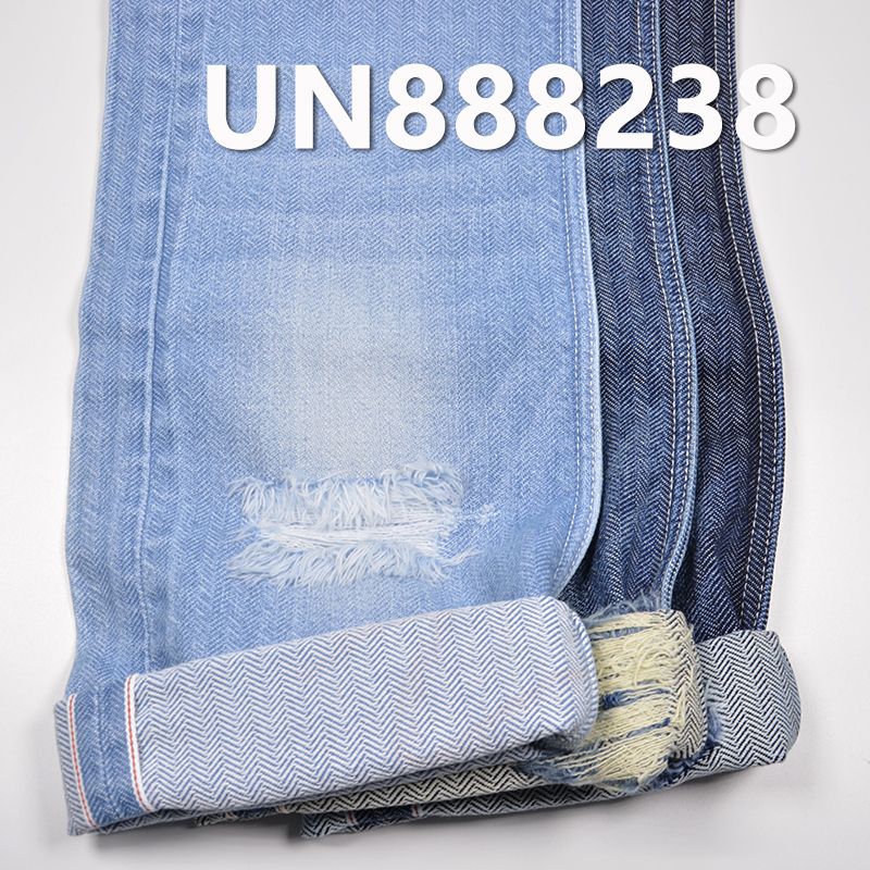 全棉四片人字斜色邊牛仔布 13.3oz 31-32“ UN888238