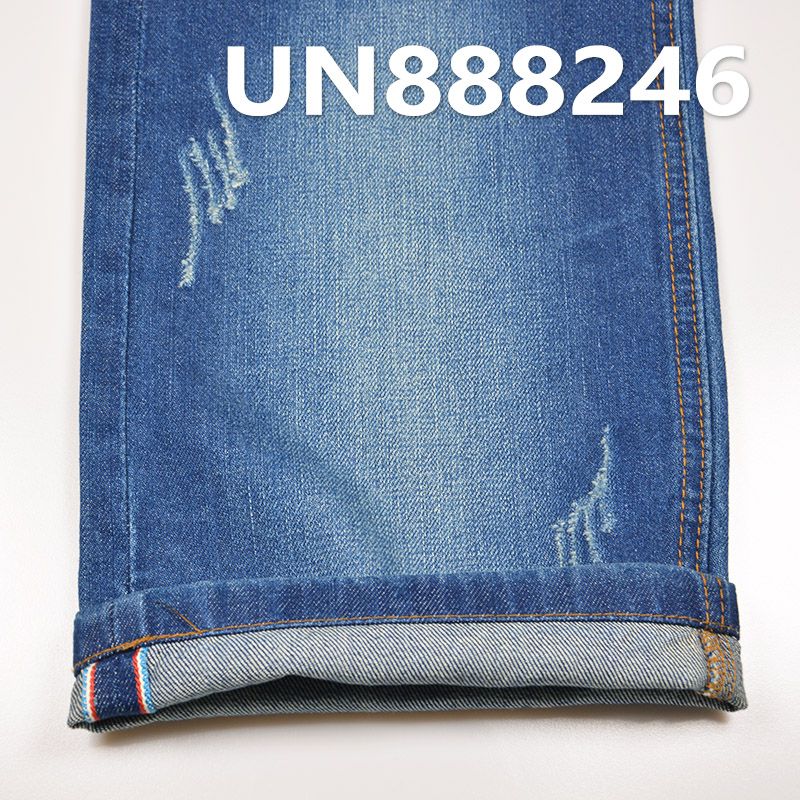 全棉竹节右斜红边牛仔布 11.2oz 32/33” UN888246