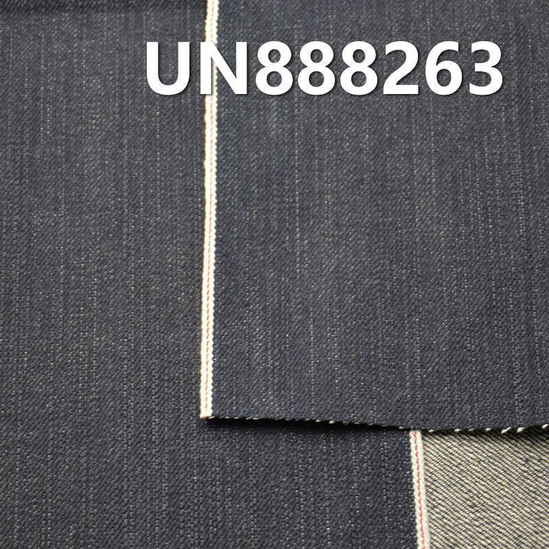 全棉竹节右斜红邊牛仔布 13oz 31/32” UN888263