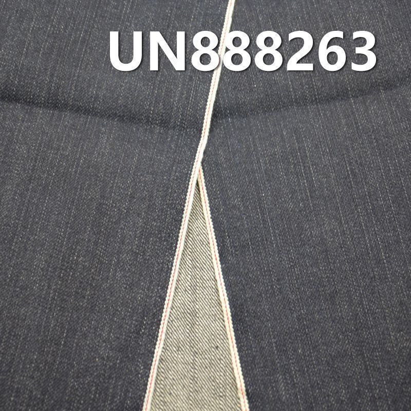 全棉竹节右斜红邊牛仔布 13oz 31/32” UN888263