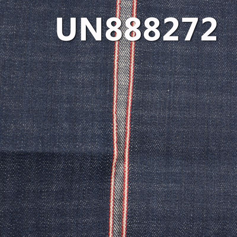 100%竹節右斜色邊牛仔布 12.5oz 31/32" UN888272