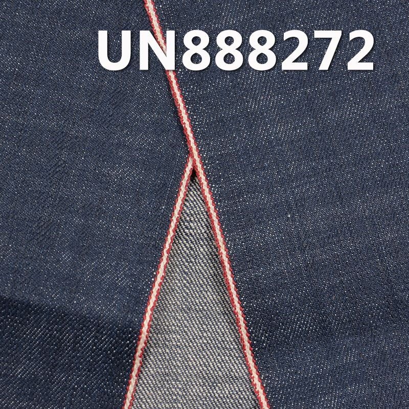 100%竹節右斜色邊牛仔布 12.5oz 31/32" UN888272