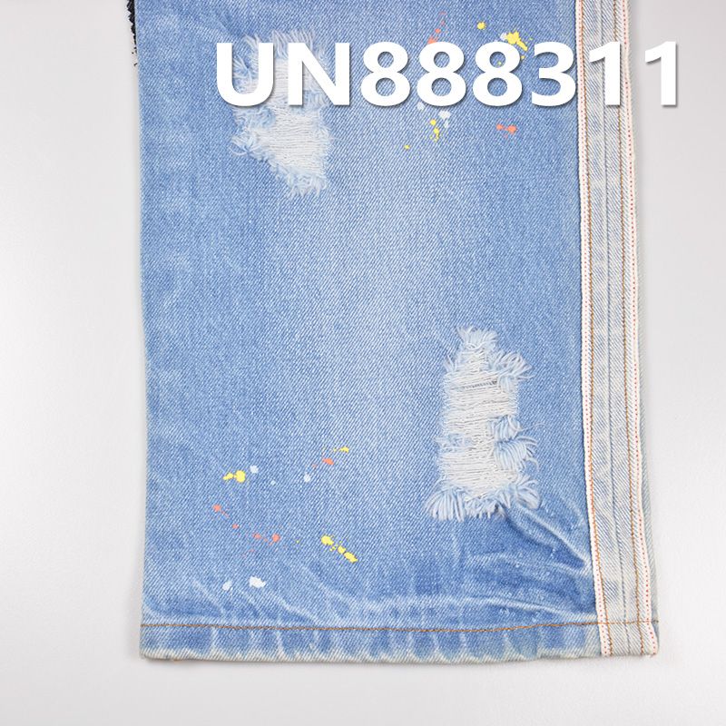 100%棉右斜红边牛仔布 14.3oz 32" UN888311