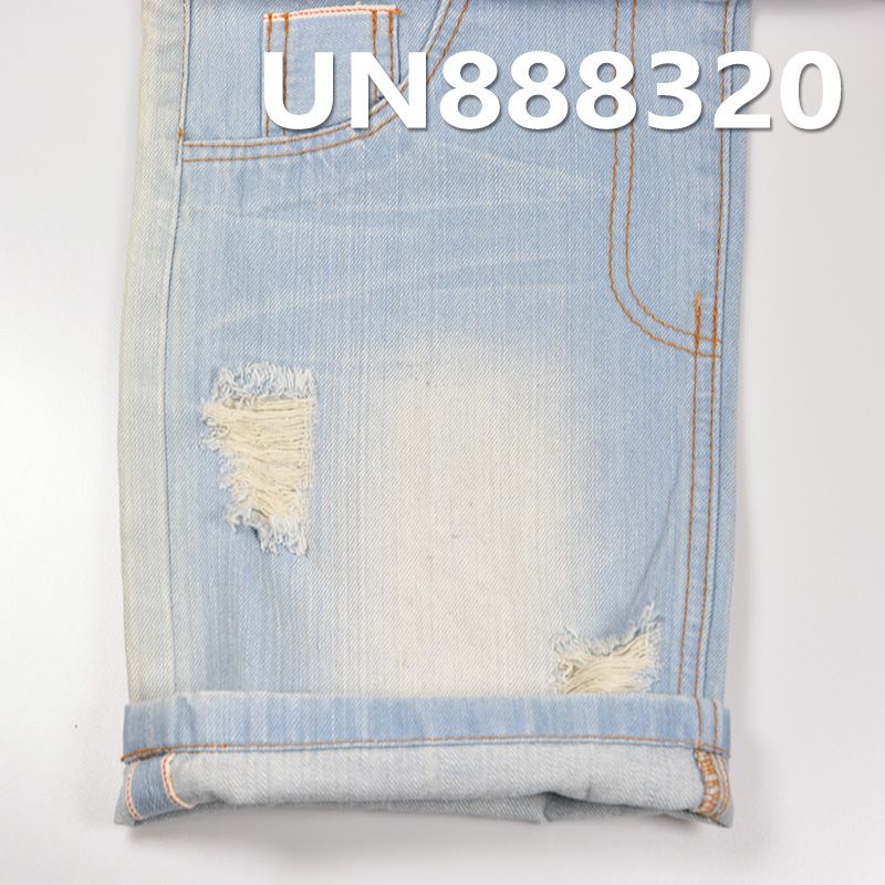 100%棉竹節右斜紅邊牛仔 11oz 31/32" UN888320